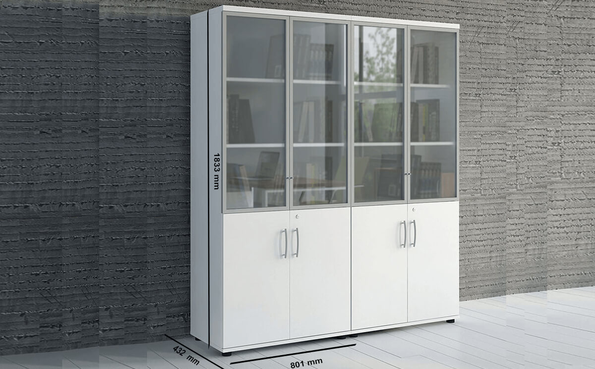 Size Bella Glass Doors Storage Unit Size Bella Glass Doors Storage Unit