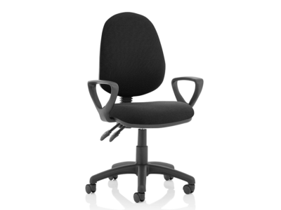 Allegra – High Back Black Fabric Operator Chair2