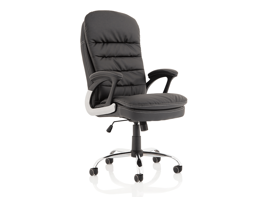 Capella Black Polyurethane Chair