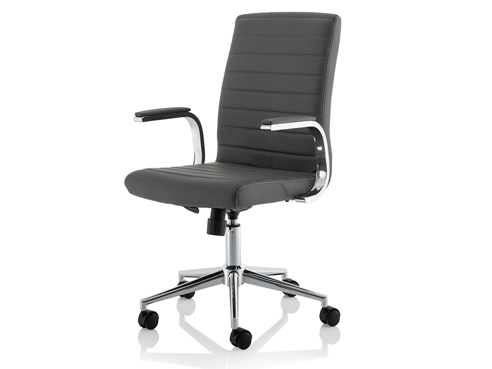 Danny Executive Leather Chair Grey1