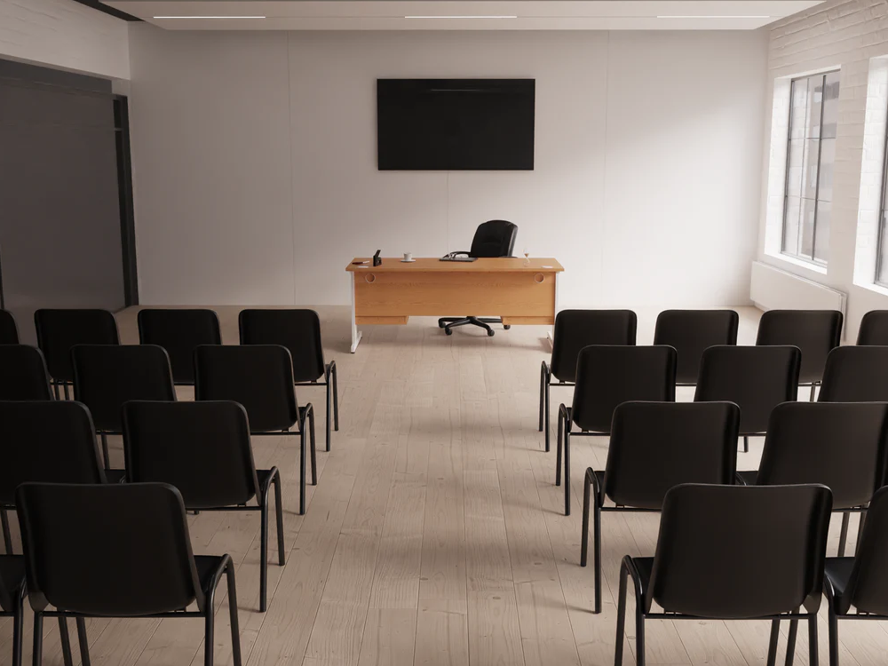 Duran – Black Polypropylene Stacking Visitor Chair 01 Img