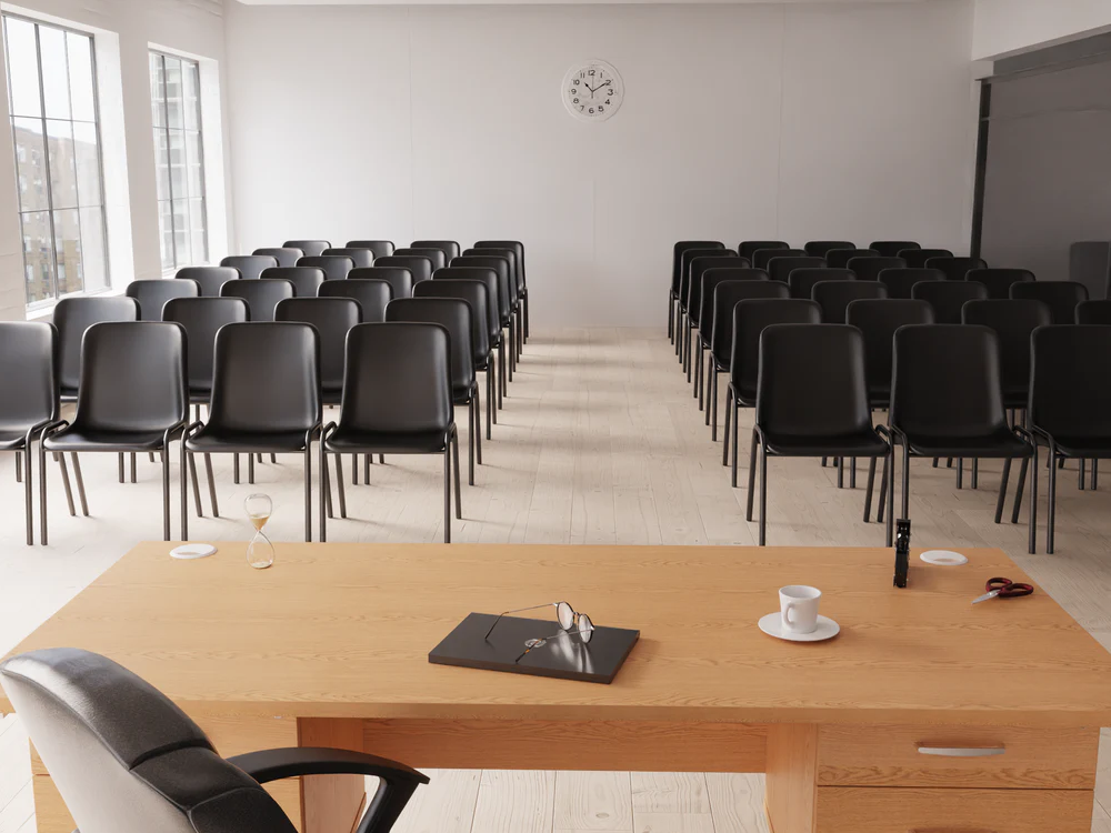 Duran – Black Polypropylene Stacking Visitor Chair 02 Img