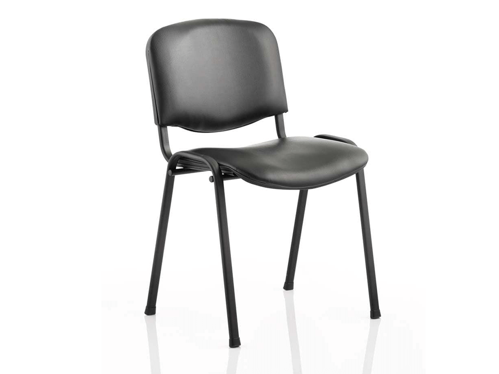 Eloisa Medium Black Stacking Chair Without Arms3