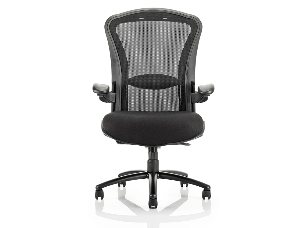 Fiorella Mesh Back With Fabric Seat Operator Chair With Arms1