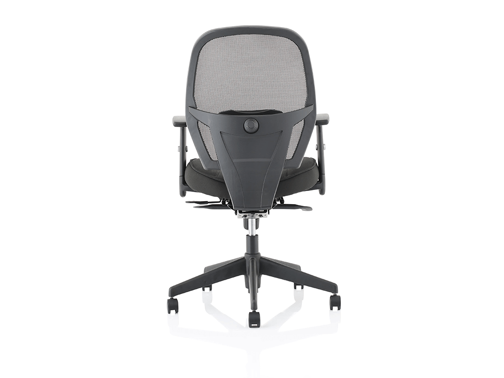 Luciana Medium Black Mesh Chair With Arms3