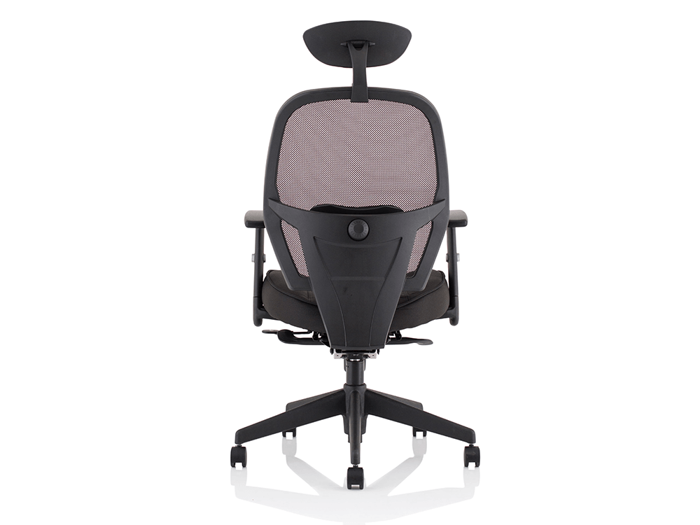 Luciana Medium Black Mesh Chair With Arms5