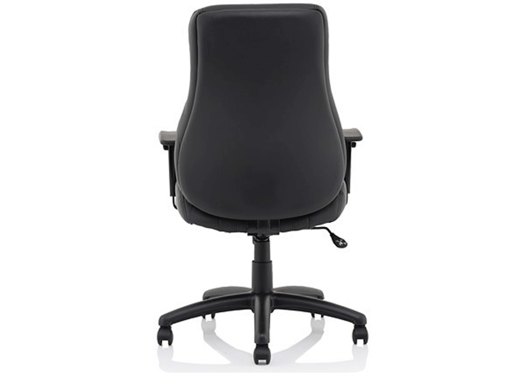 Marcel High Back Black Leather Chair3