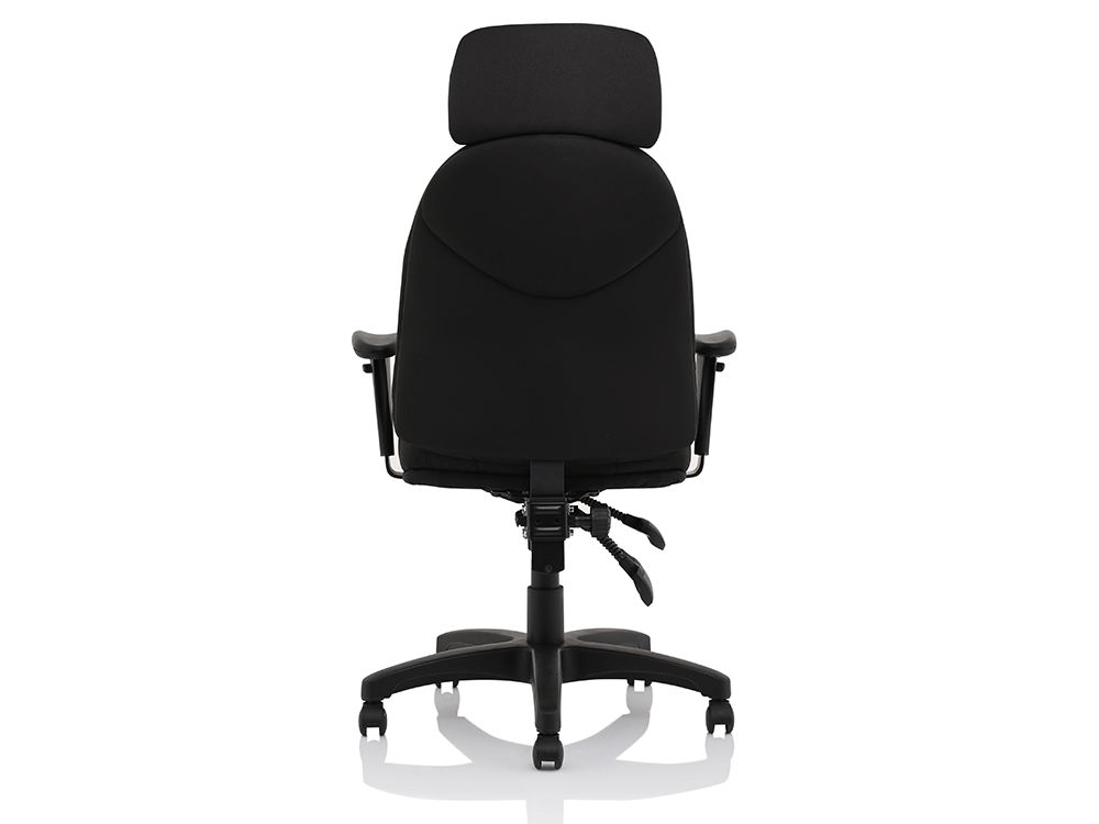 Martina Black Fabric Executive Chair2