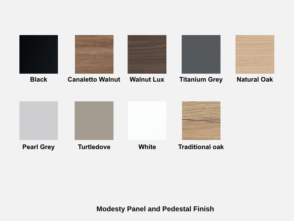 Modesty Panel And Pedestal Finish