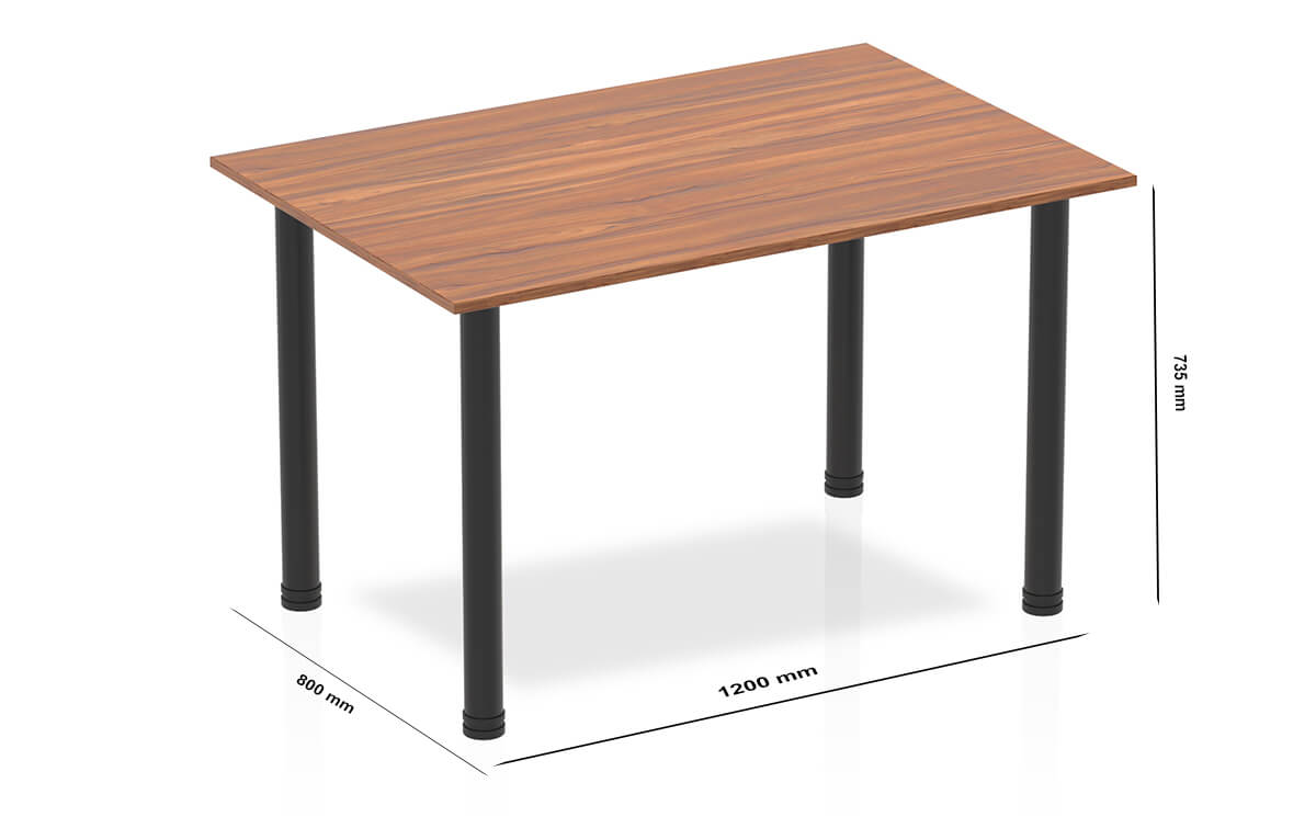 Size Etta Straight Table Size Etta Straight Table