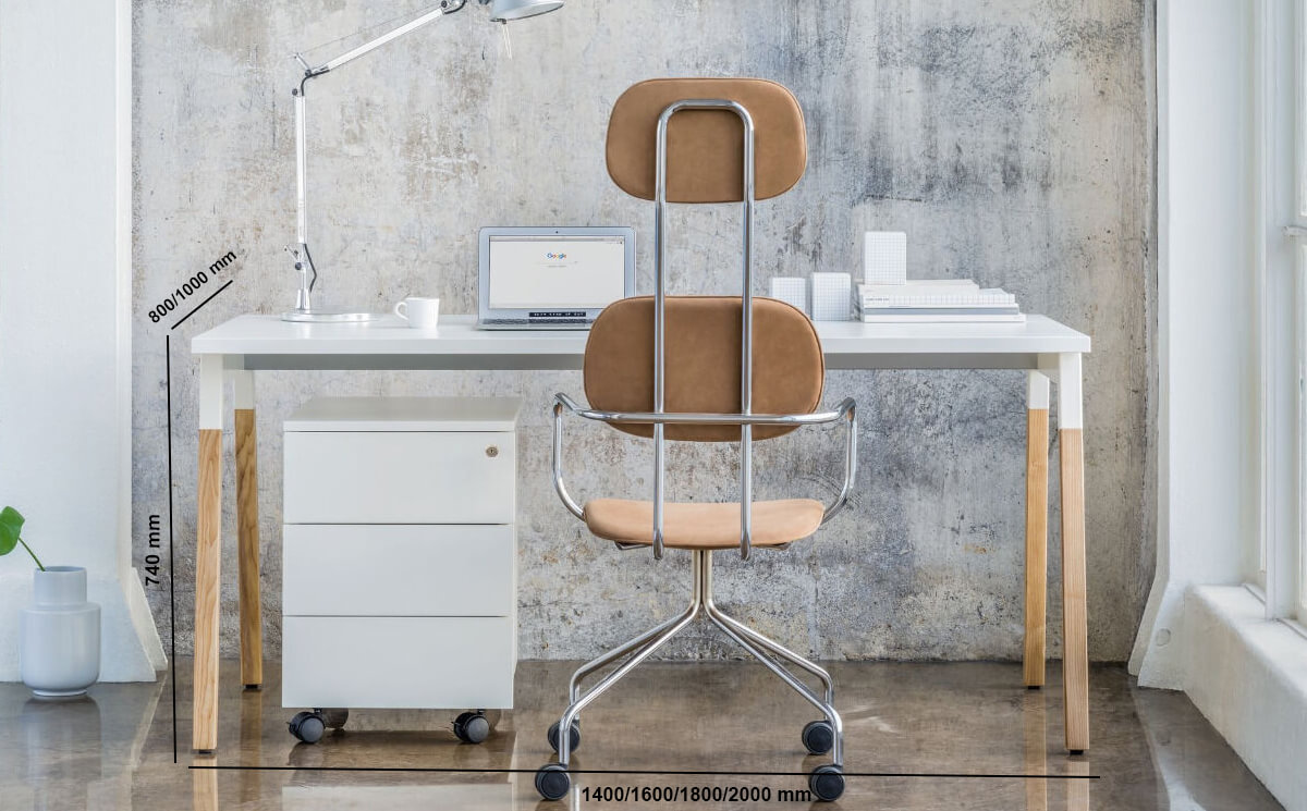 Trendy – Contemporary Operational Office Desk Size Img