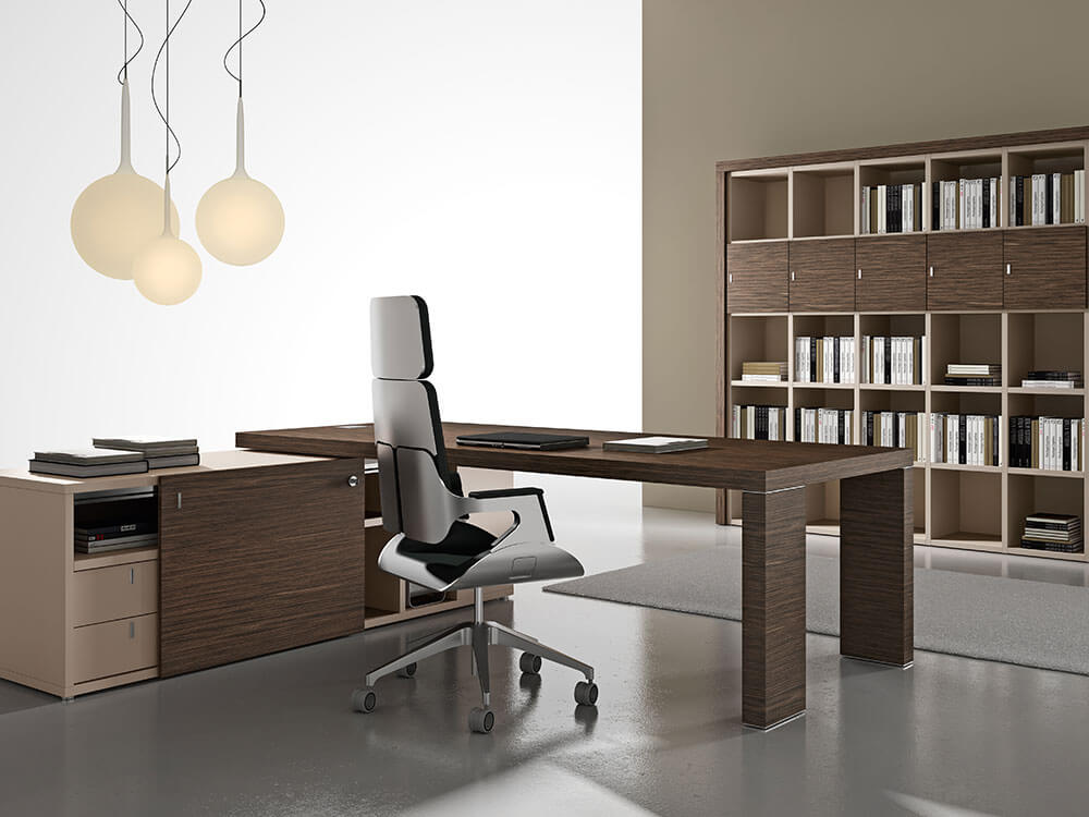 Alcee Executive Desk With Optional Credenza Unit 3