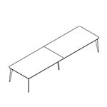 Medium Rectangular Shape Table (12 and 16 Persons)