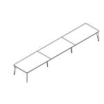 Large Rectangular Shape Table (18 and 22 Persons)