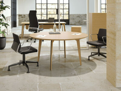 Aletta 3 Round Meeting Room Table 1