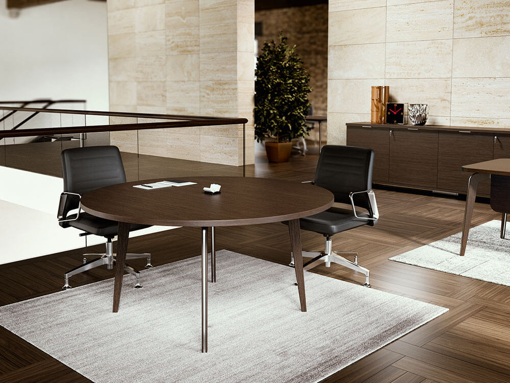 Aletta 3 Round Meeting Room Table Main Image