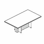 Small Rectangular Shape Table (6 and 8 Persons)