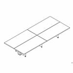 Medium Rectangular Shape Table (14 Persons)