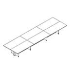 Extra Large Rectangular Shape Table (20 Persons)