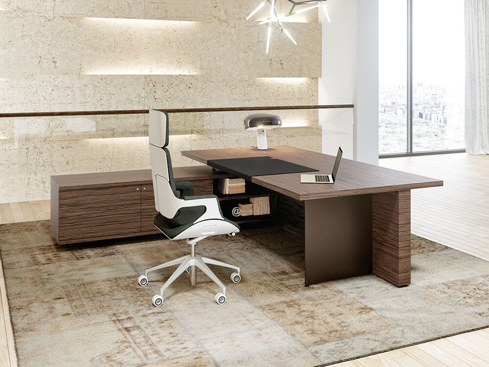 Antioch – Executive Desk With Optional Return And Credenza Unit 09
