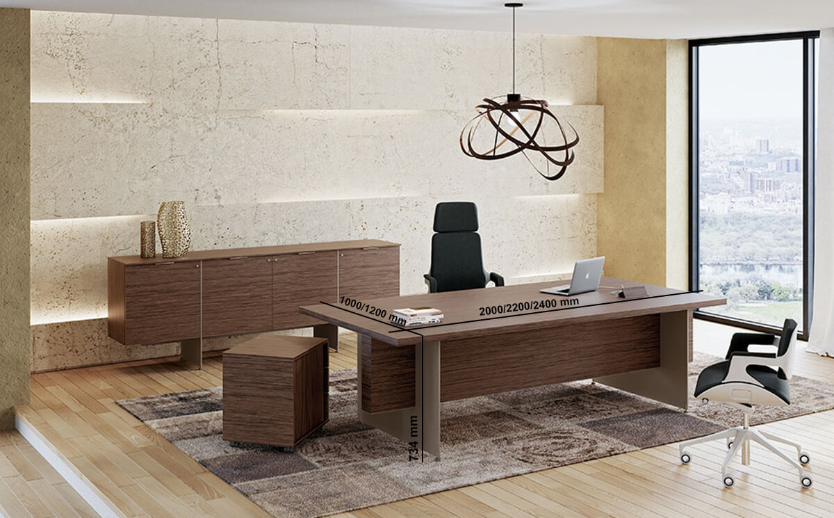 Antioch – Executive Desk With Optional Return And Credenza Unit