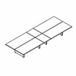 Medium Rectangular Shape Table (16 Persons)