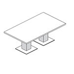 Medium Square Table