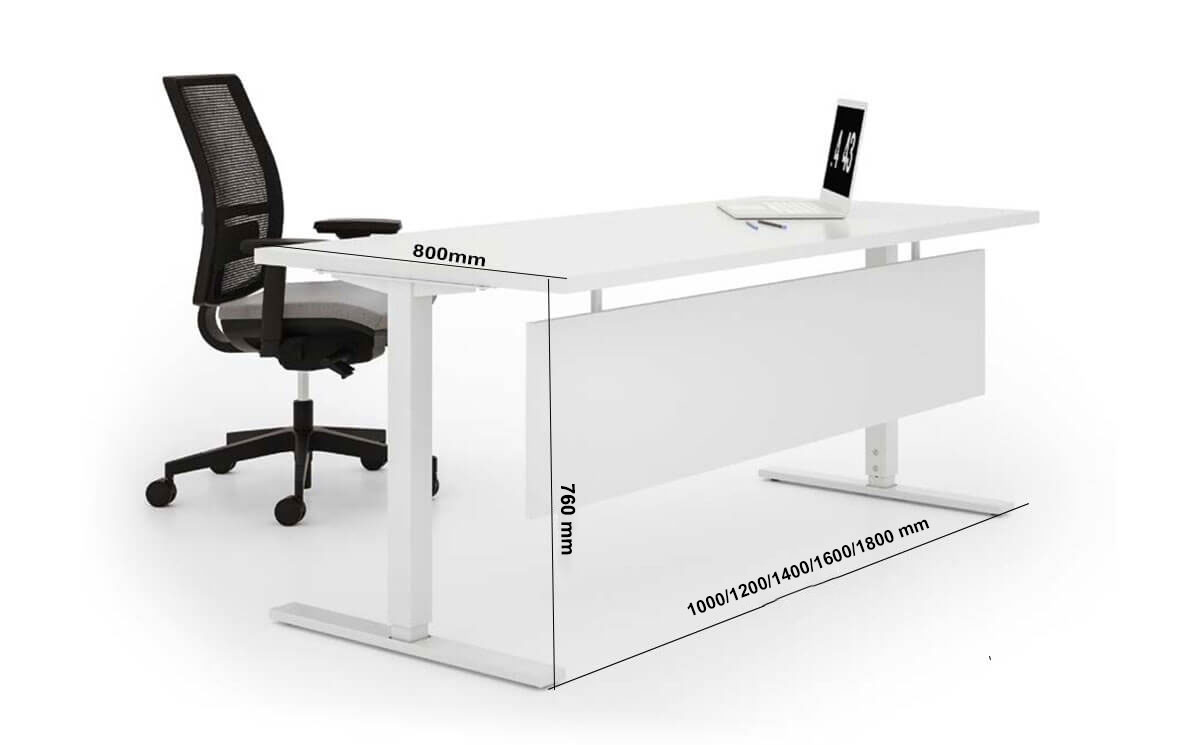 Cappi Operators Desk With Optional Return Size