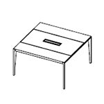 Square Shape Table (4 Persons)