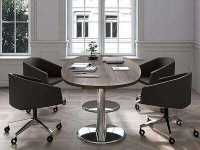 Faust Meeting Room Table With Trumpet Base Legs 02