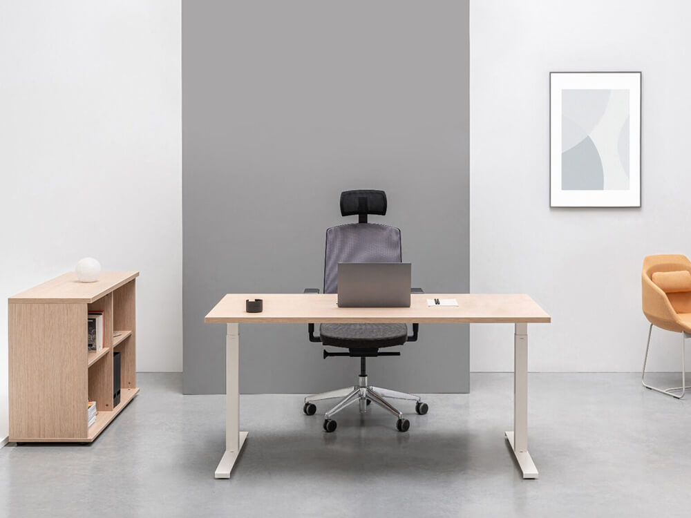 Giada Electric Height Adjustable Executive Desk With Optional Pedestal 08