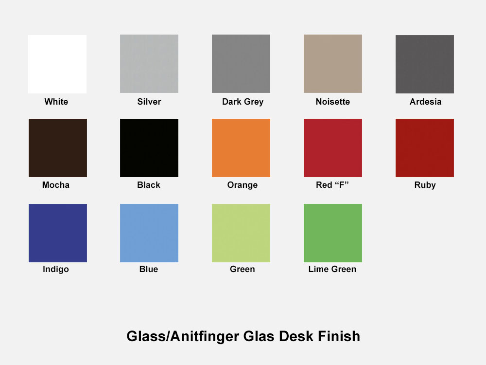 Glass Finish Swatches