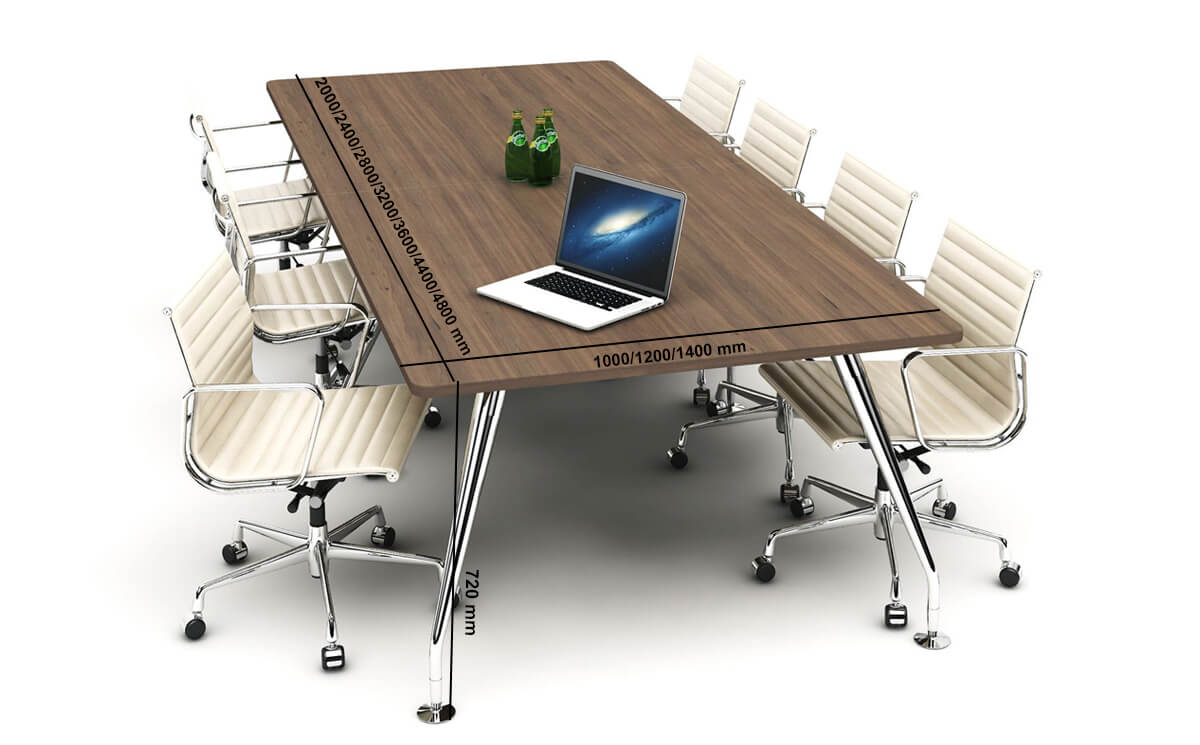 Kaasar Rectangular Meeting Table Size Img