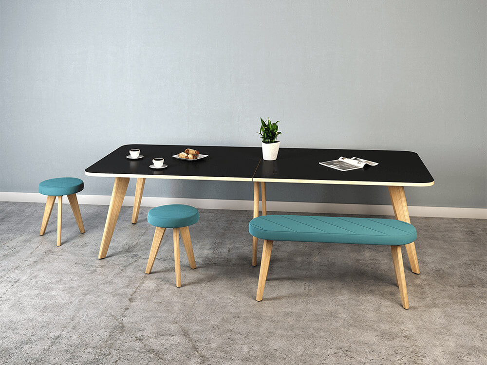 Leone Square And Rectangular Shaped Meeting Tables 1