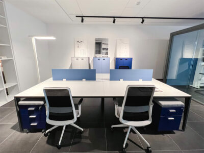 Marie Operational Desk For 2,4 And 6 Persons With Pedestal 01