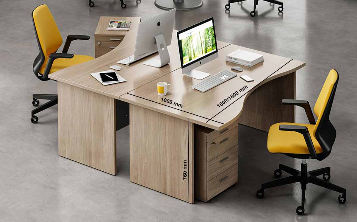 Nuncio 1 Operational Desk With Optional Pedesta Size Imgl