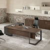 Romilda 1 L Shaped Legs Executive Desk With Optional Credenza Unit 1