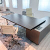Romilda 1 L Shaped Legs Executive Desk With Optional Credenza Unit 2