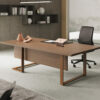 Romilda 1 L Shaped Legs Executive Desk With Optional Credenza Unit 4
