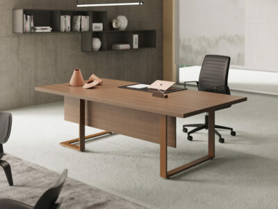 Romilda 1 L Shaped Legs Executive Desk With Optional Credenza Unit 4