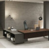 Romilda 1 L Shaped Legs Executive Desk With Optional Credenza Unit 7
