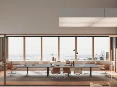 Romilda 3 Barrel Shapred Meeting Room Table Main Img