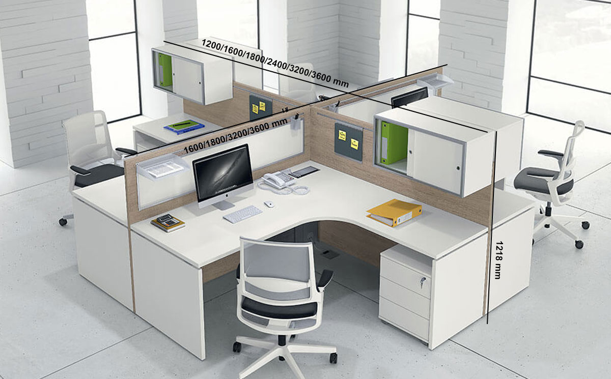 Amo 3 – Curved Operational Desk Size Img