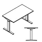 1 Step Height Adjustable Desk