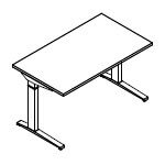 Desk ( Step 1, D Type Leg )