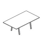 Small Rectangular Table (6 and 8 Persons)