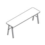 Rectangular shape Table (4 and 6 Persons)