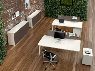 Donati 2 Operational Office Desk With Optional Desk Screen Main Image