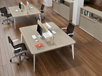 Donati 4 Back To Back Operational Office Desk 2