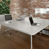Donati 5 Back To Back Operational Office Desk With Credenza Unit 1